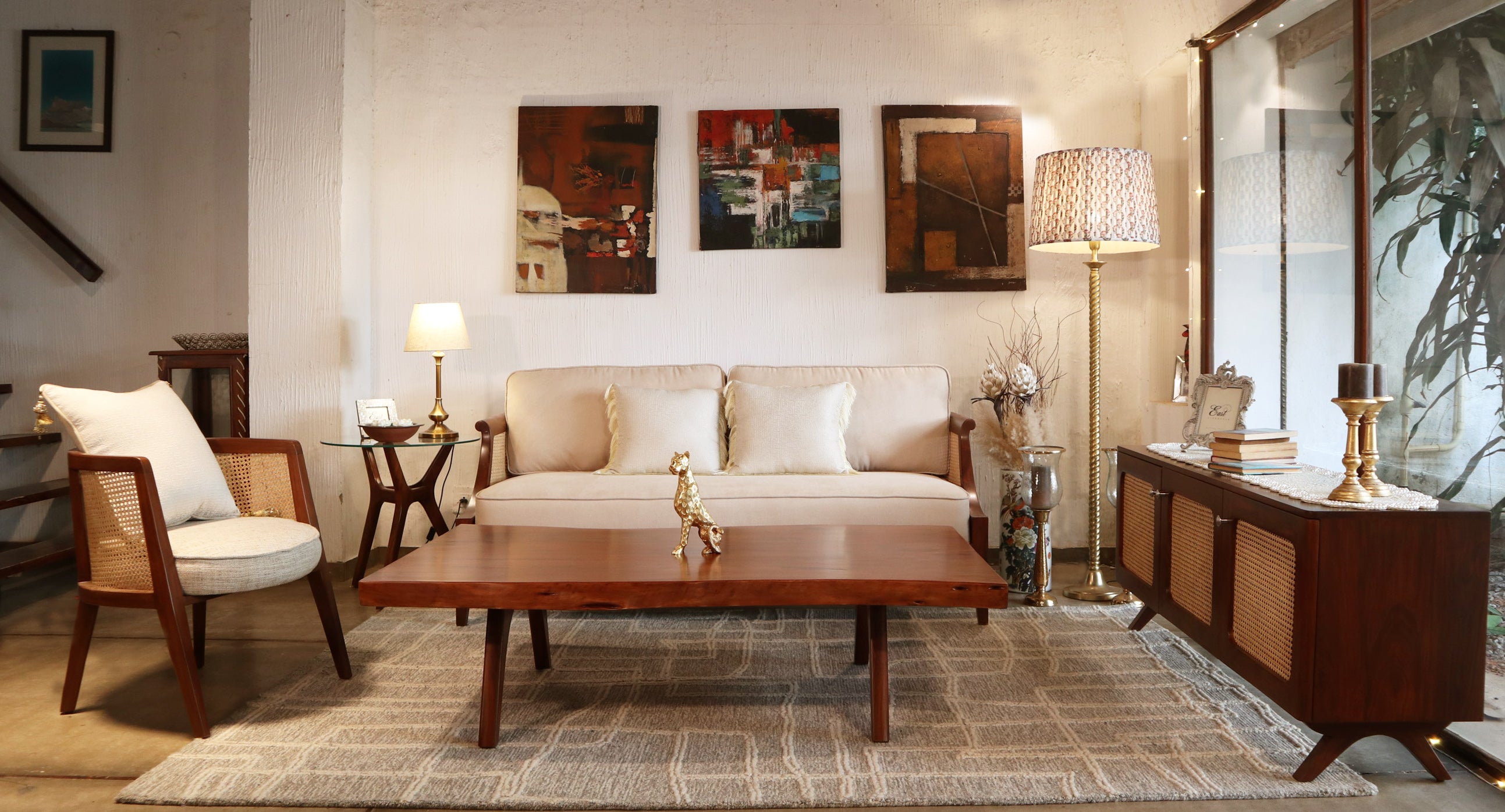 Cane TV Unit Sideboard