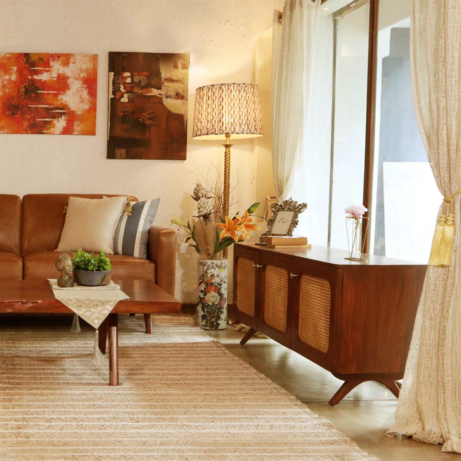 Cane TV Unit Sideboard