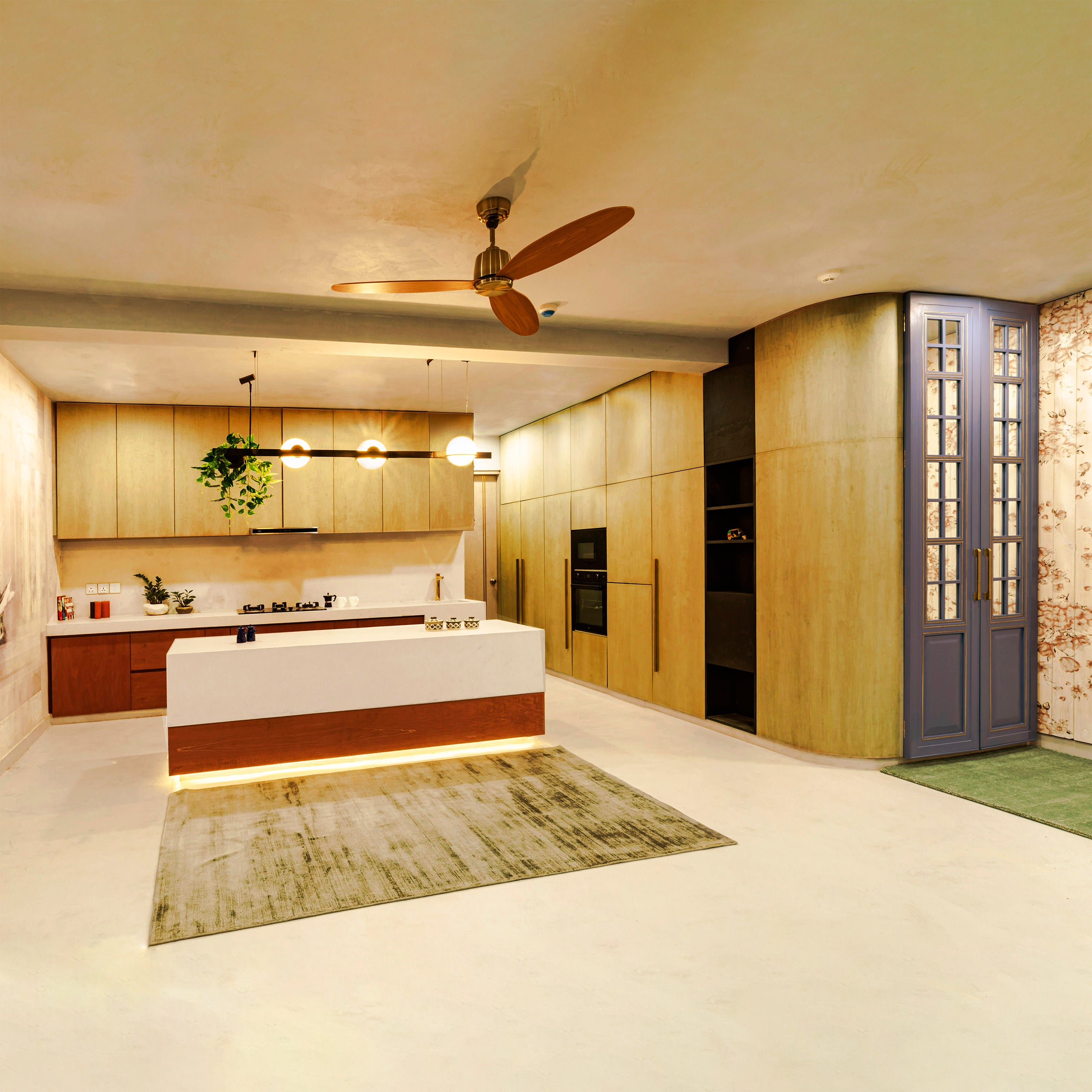 Brooklyn In Set Kitchen with Island