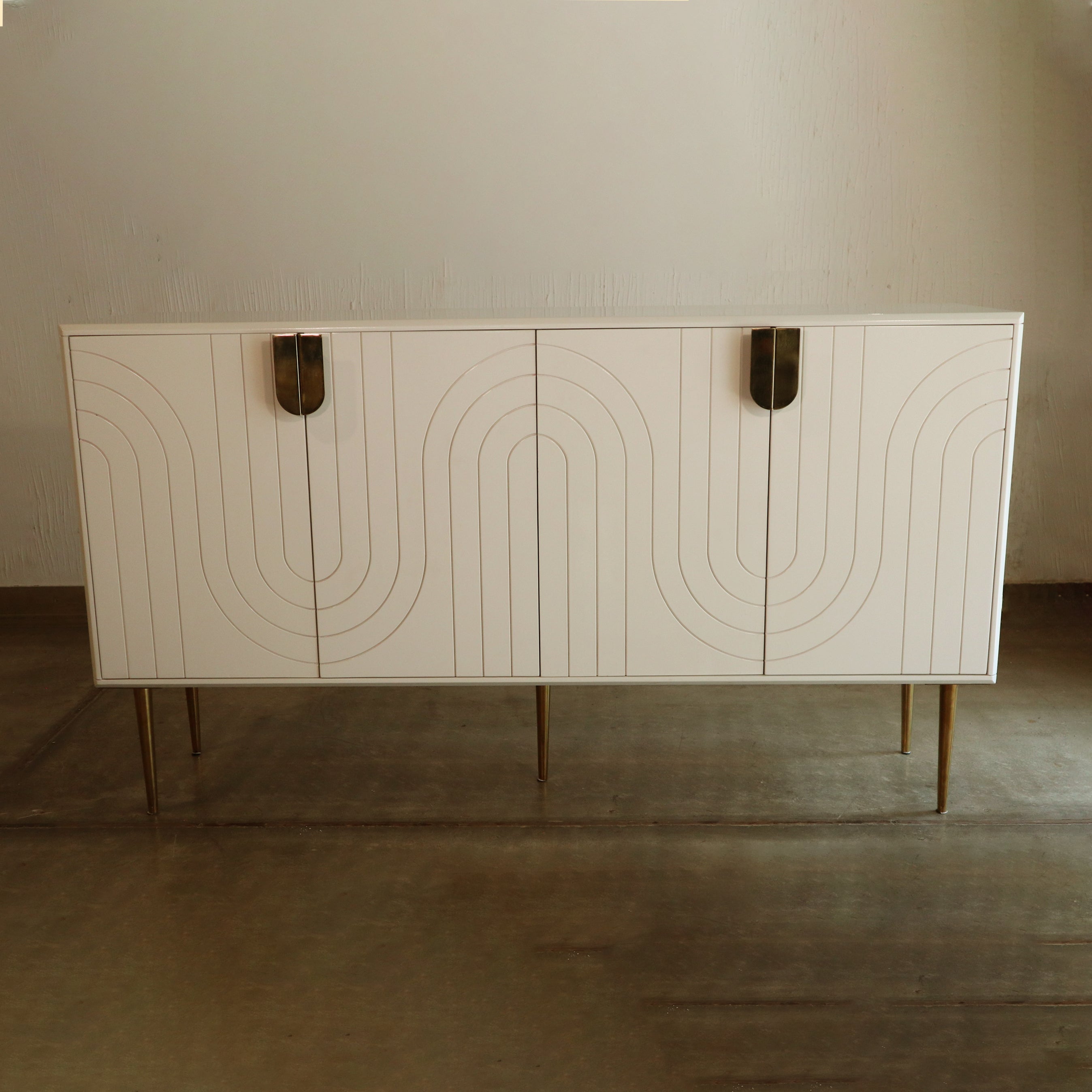 Ivory Wave Sideboard