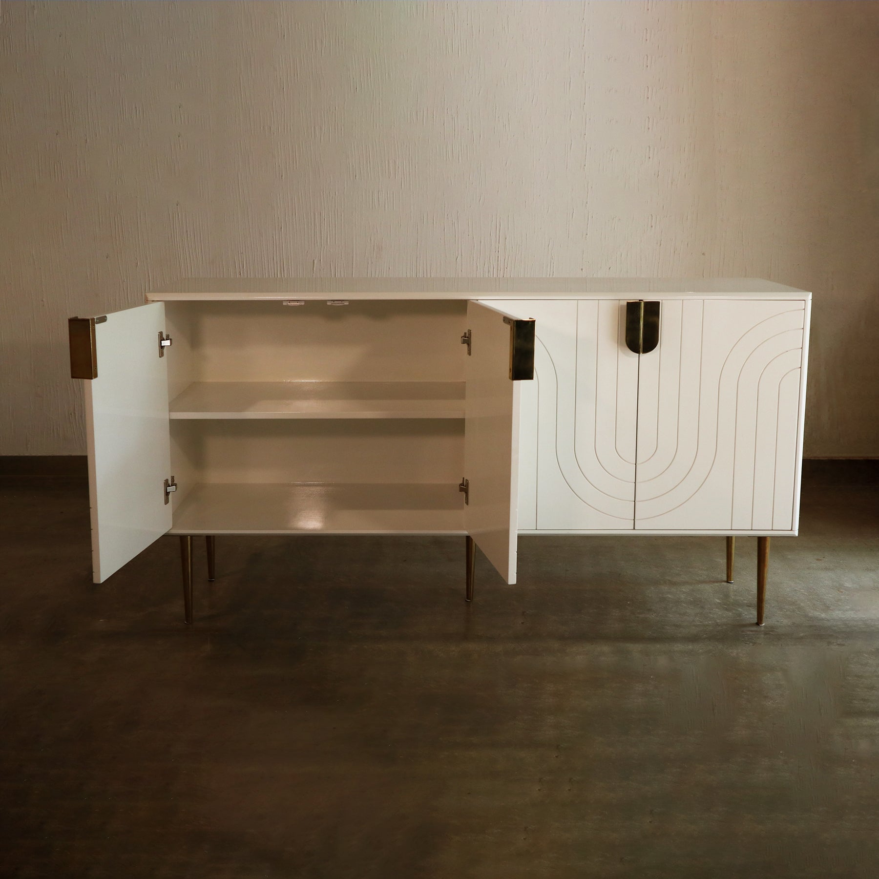 Ivory Wave Sideboard