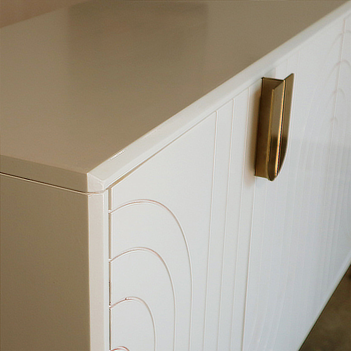 Ivory Wave Sideboard