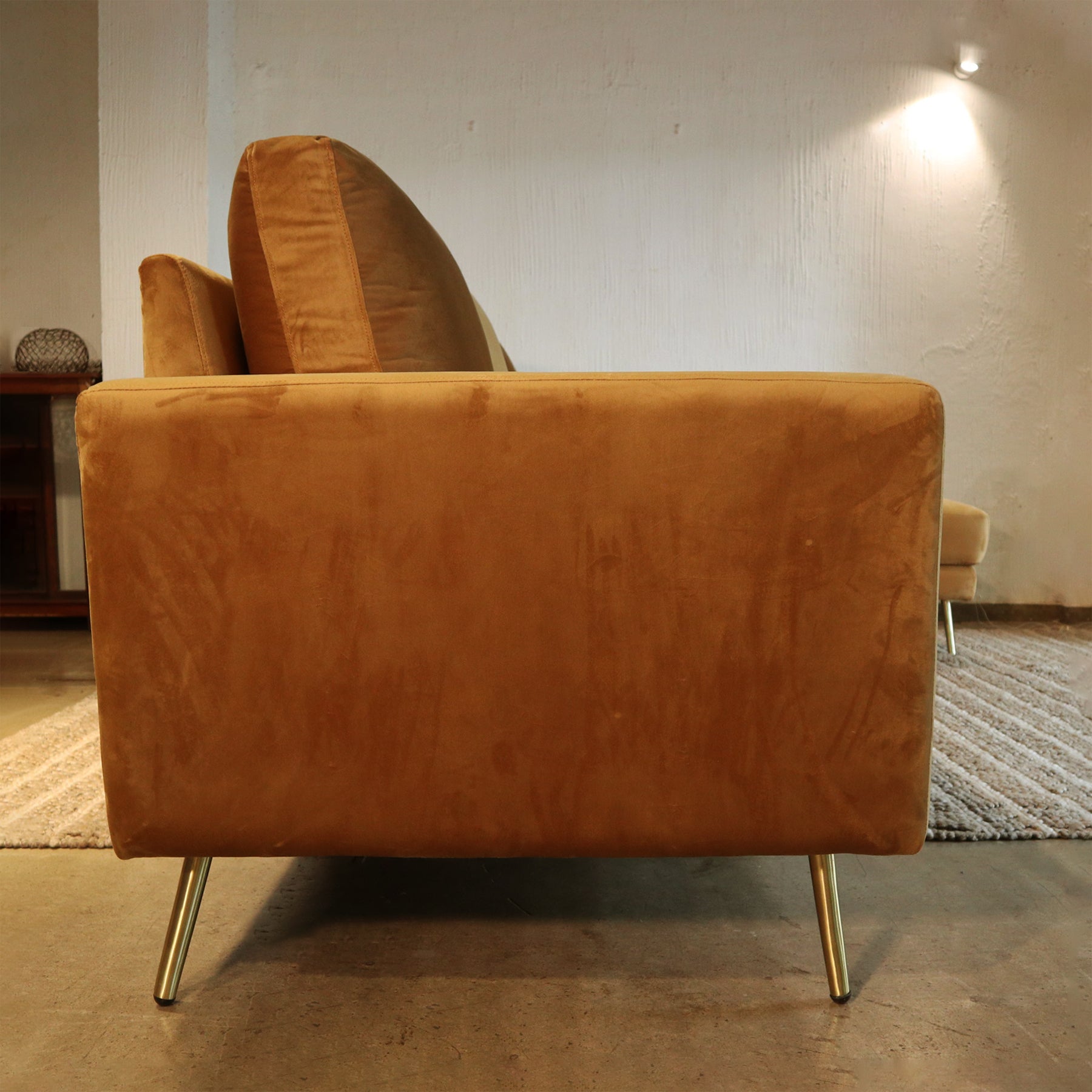 Mocha Luxe L Shaped Sofa