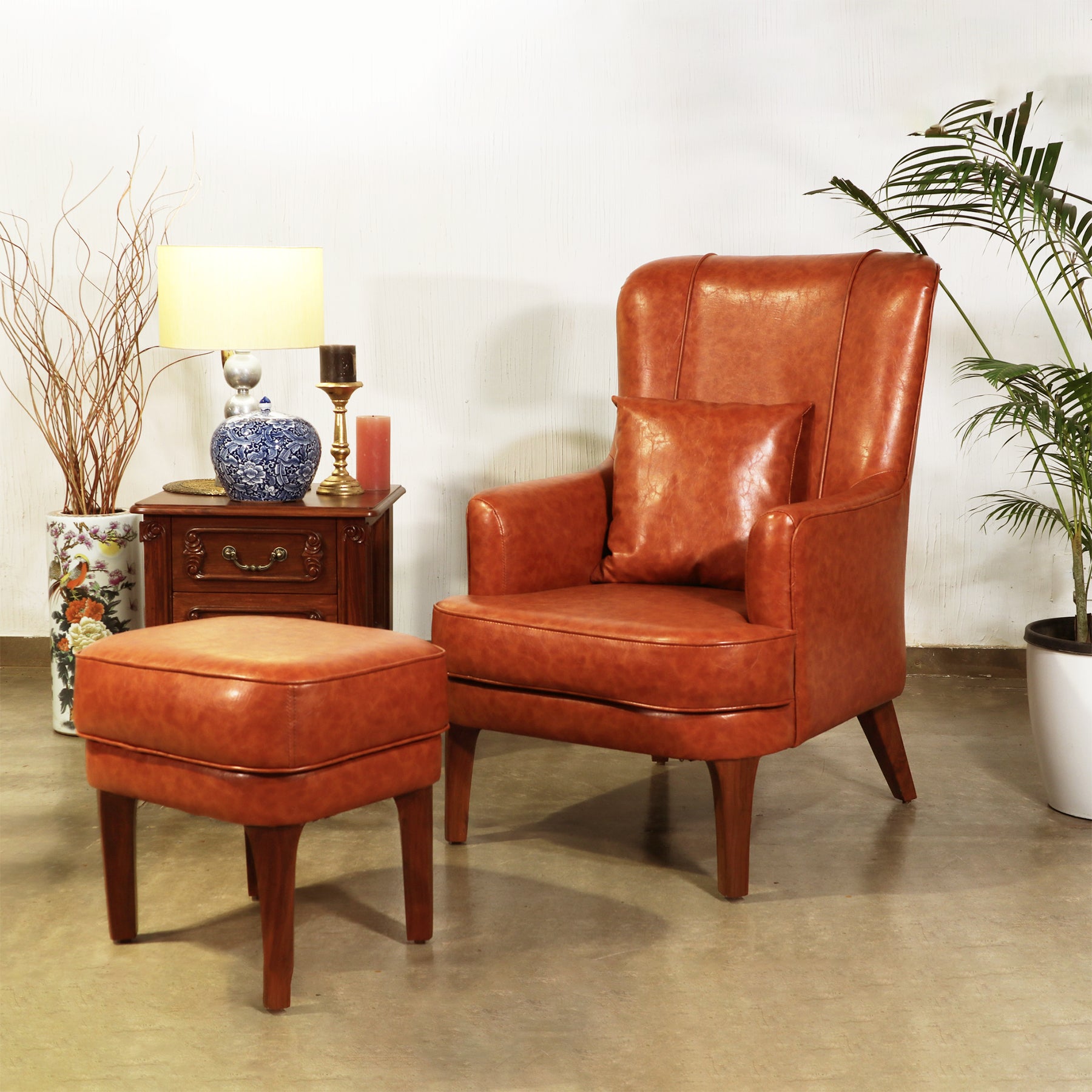 Stephen Winged Club Chair