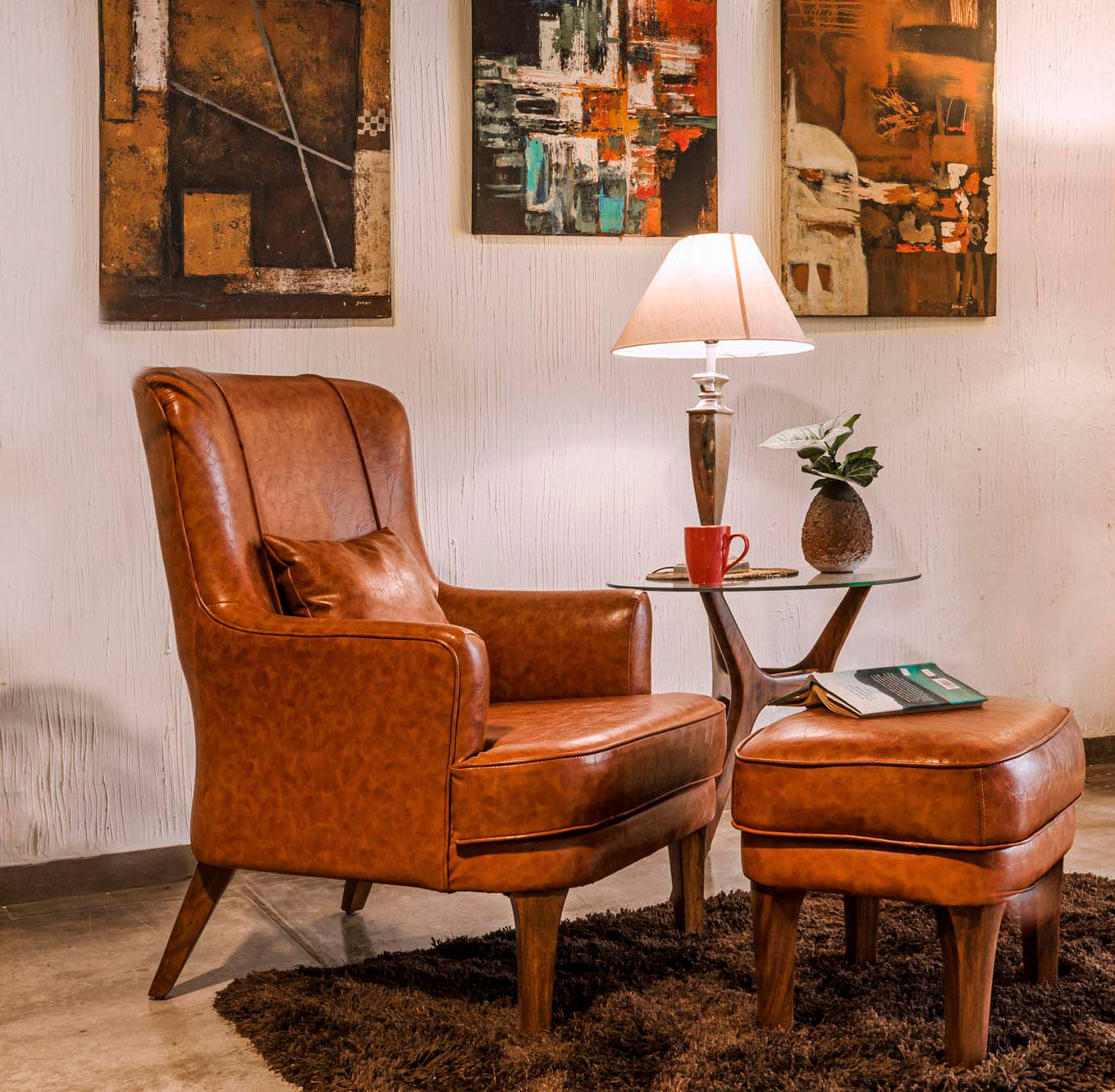 Stephen Winged Club Chair