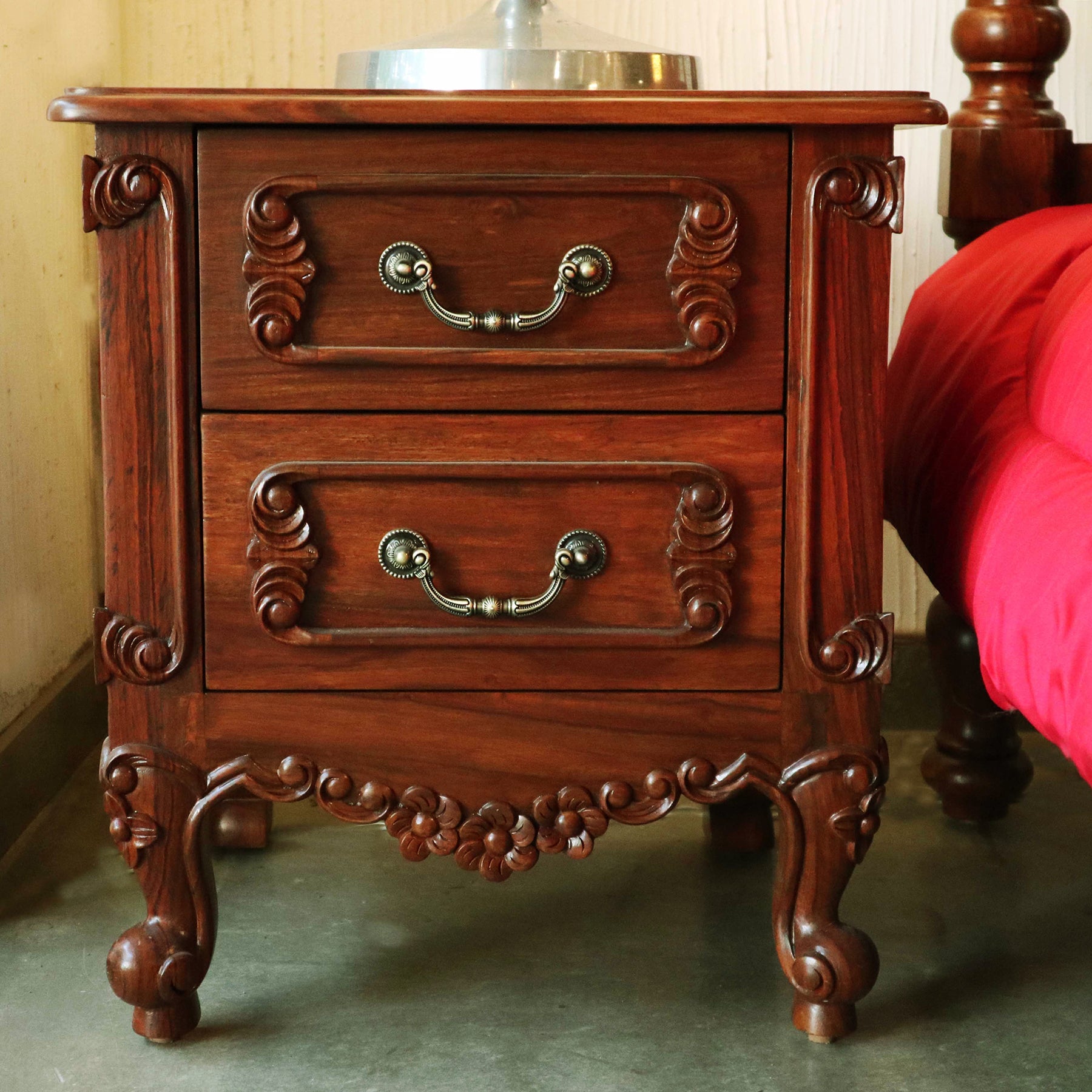 Carlotta Empire Bedside Table